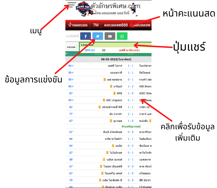 บอลวันนี้ ตารางบอลวันนี้ ผลบอลสด